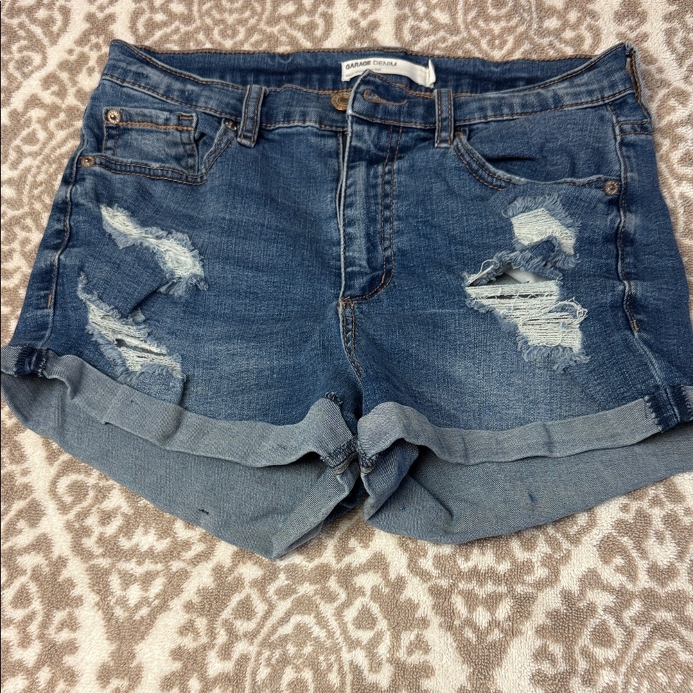 Garage Blue Jean Shorts - 5/27